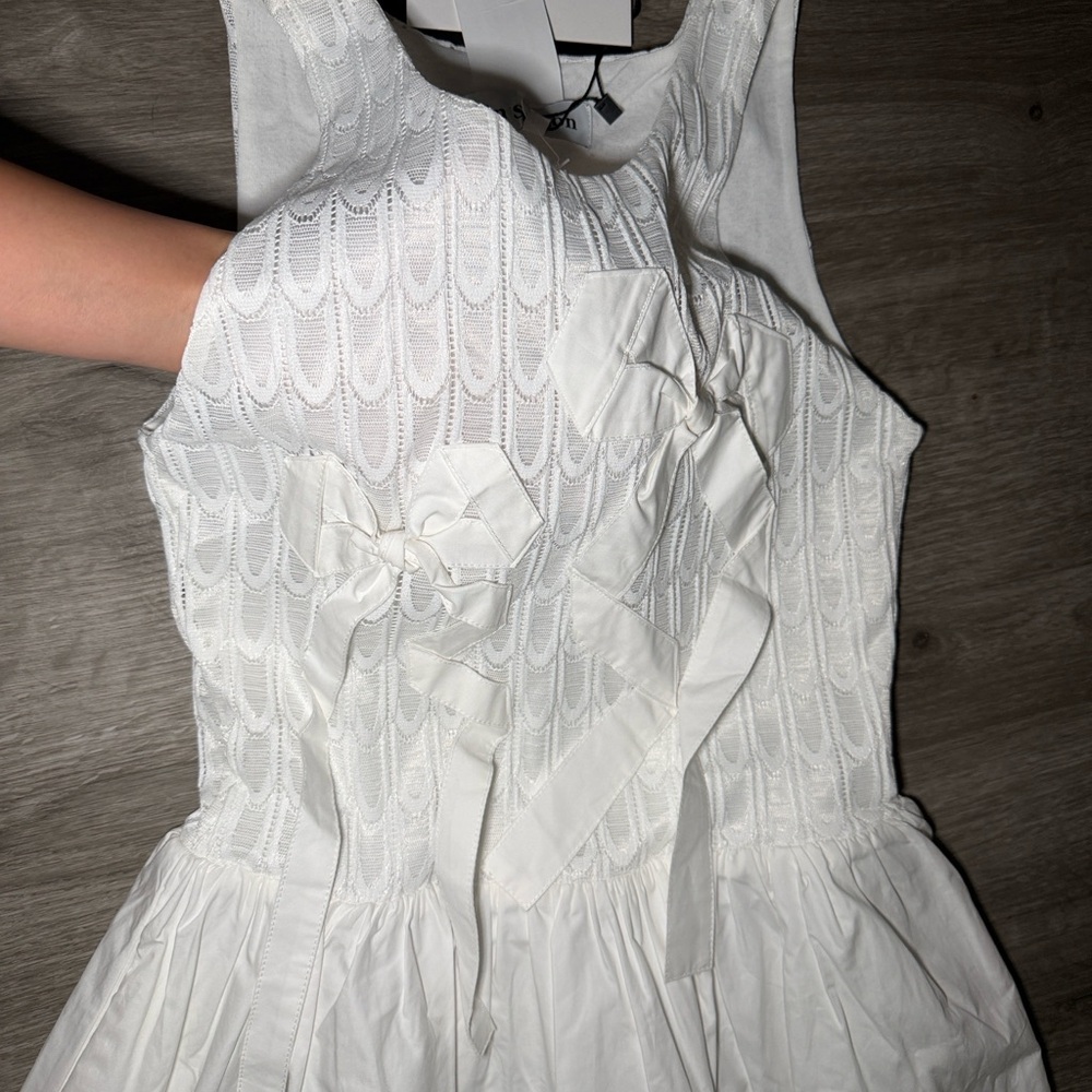 En Saison Denver Mixed Media Midi Dress - Picture 10 of 16